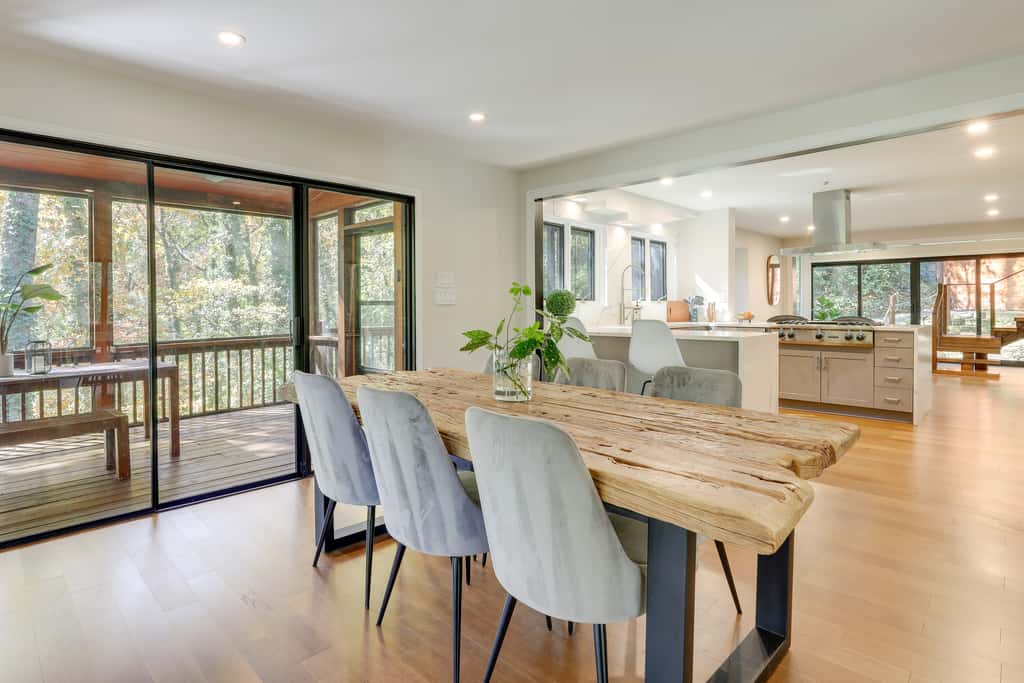 Mid-Century Modern Luxe Retreat w/ Hot Tub & Decks