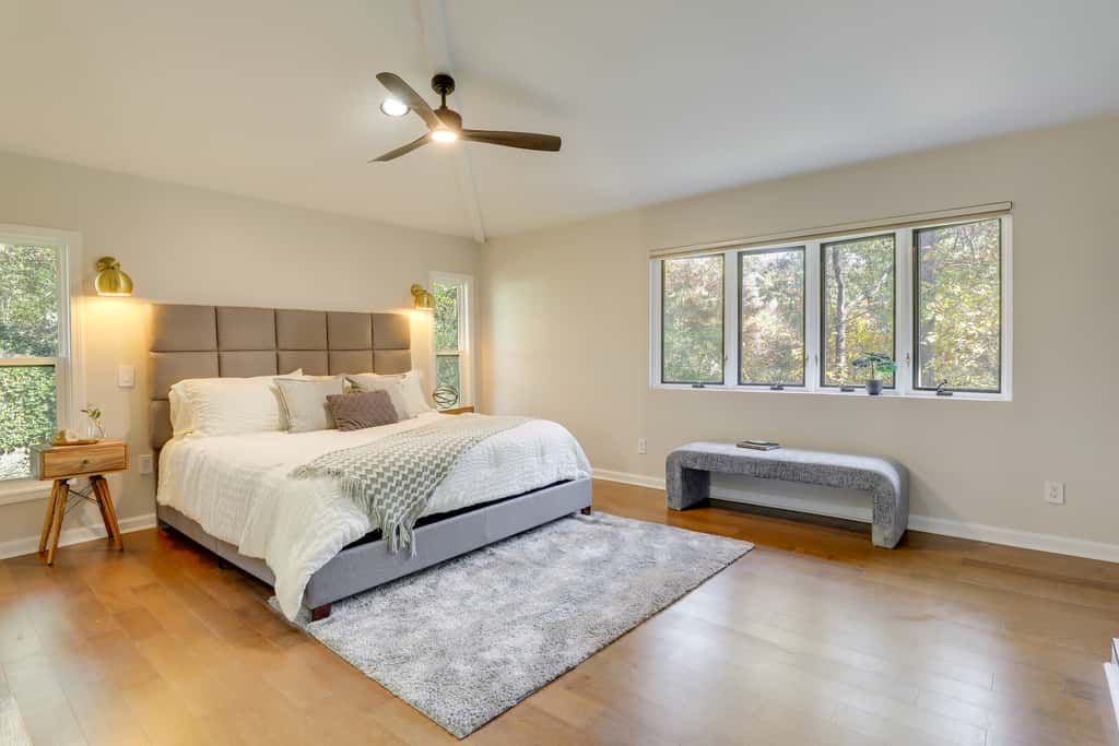 Mid-Century Modern Luxe Retreat w/ Hot Tub & Decks