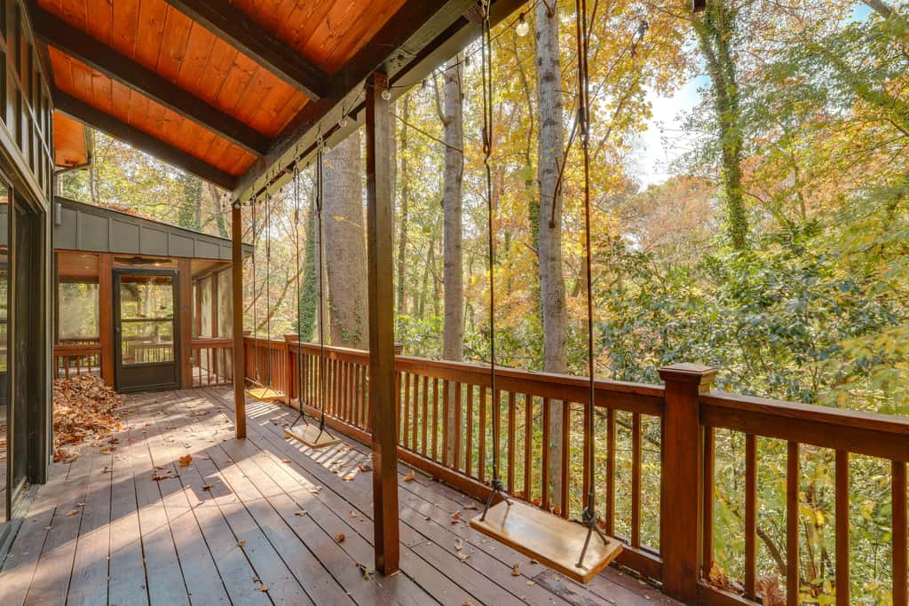 Mid-Century Modern Luxe Retreat w/ Hot Tub & Decks