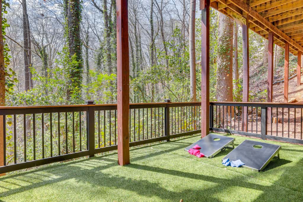 Mid-Century Modern Luxe Retreat w/ Hot Tub & Decks
