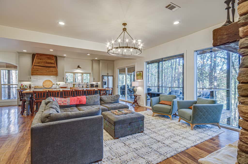 Waterfront Home w/ 3 Decks, Fire Pits and Hot Tub!