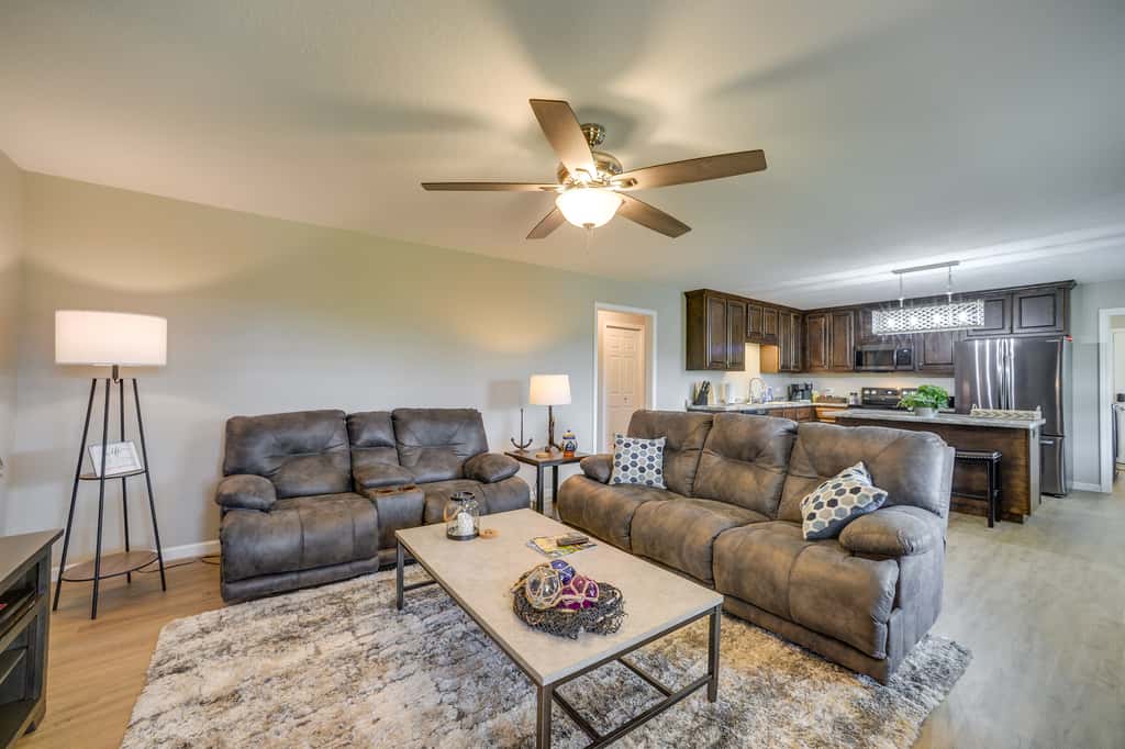 Lake Guntersville Vacation Rental w/ Fire Pit