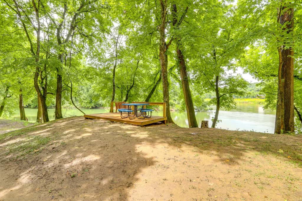 River Access & Private Deck: Mountain View Retreat