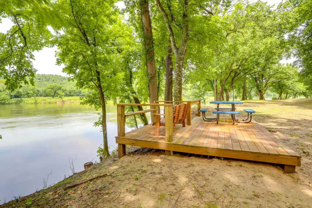 River Access & Private Deck: Mountain View Retreat