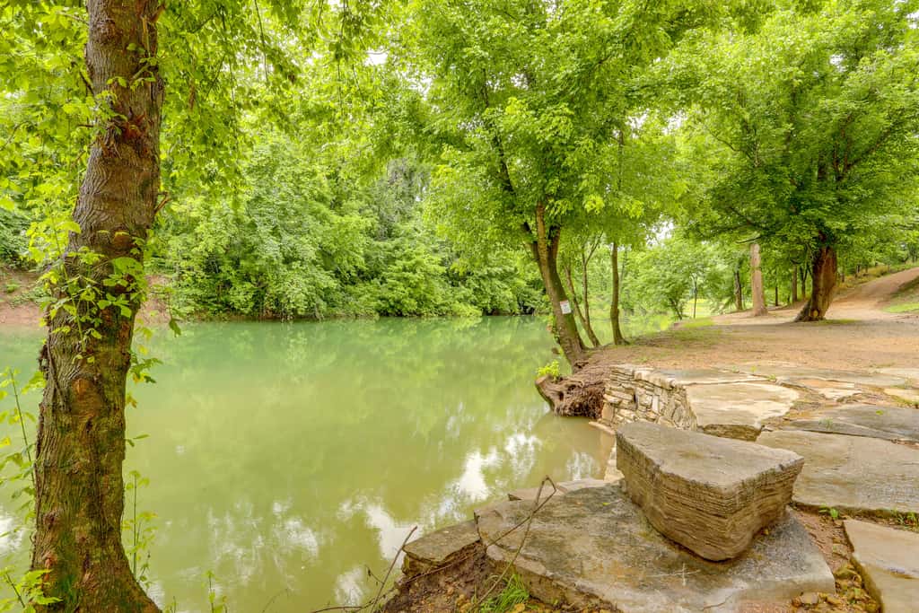 River Access & Private Deck: Mountain View Retreat
