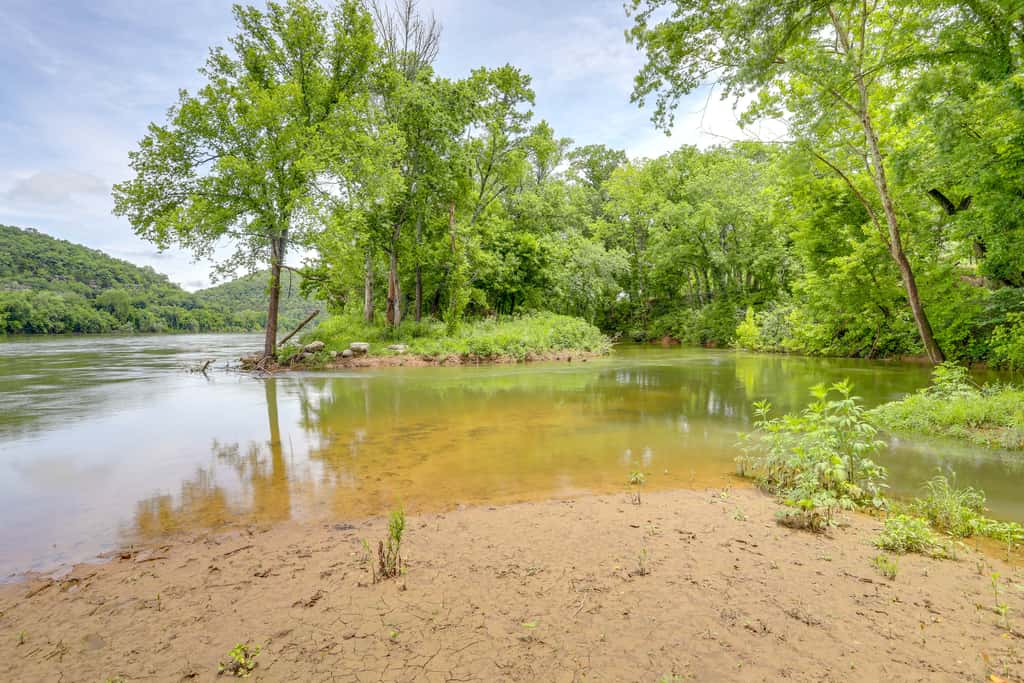 River Access & Private Deck: Mountain View Retreat