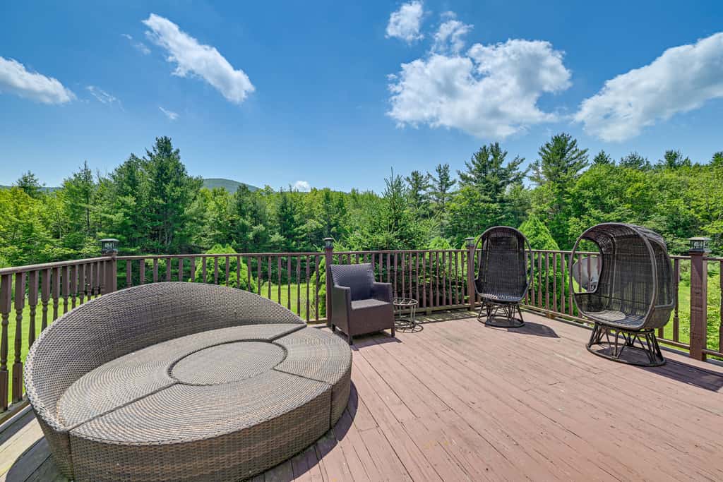 3 Mi to Colgate Lake: Mtn-View Home, Deck + Grill!