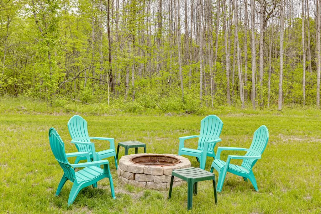Pet-Friendly Higgins Lake Home w/ Fire Pit