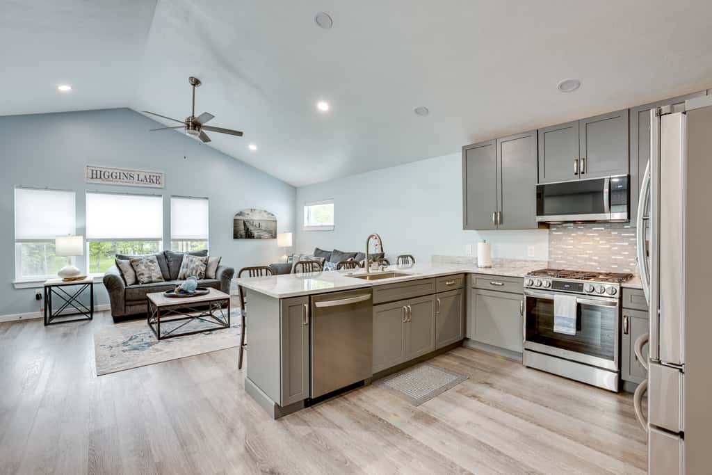 Pet-Friendly Higgins Lake Home w/ Fire Pit