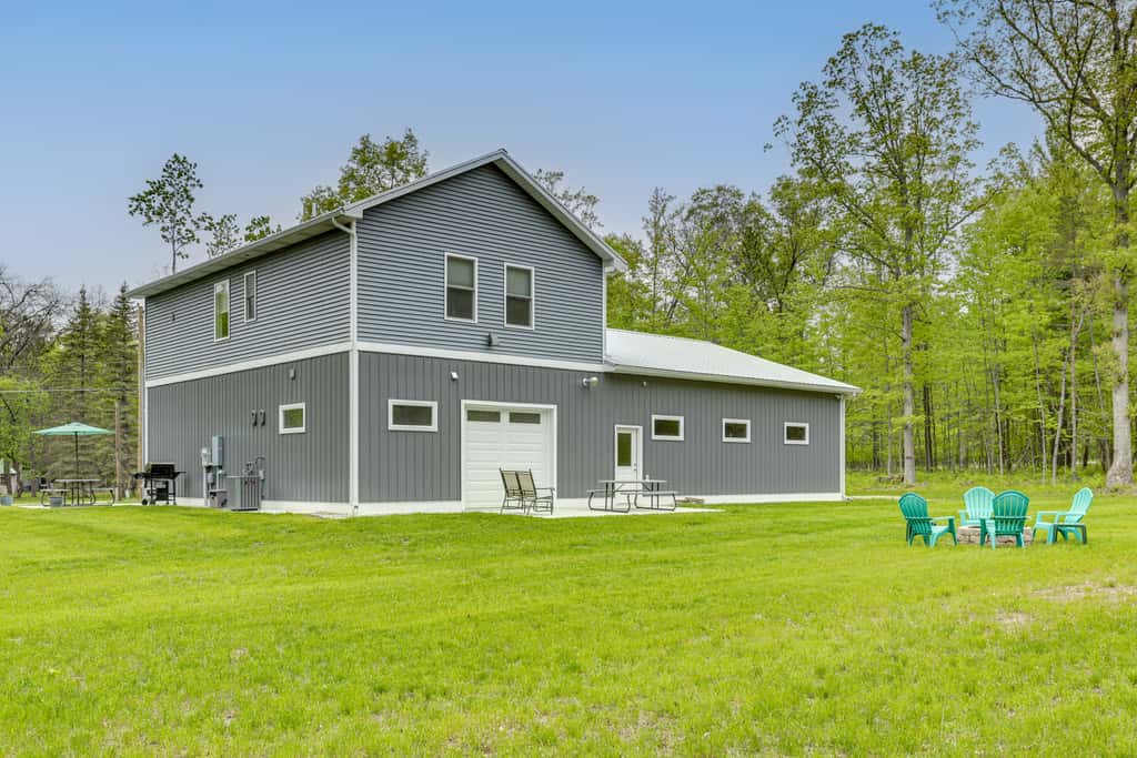 Pet-Friendly Higgins Lake Home w/ Fire Pit