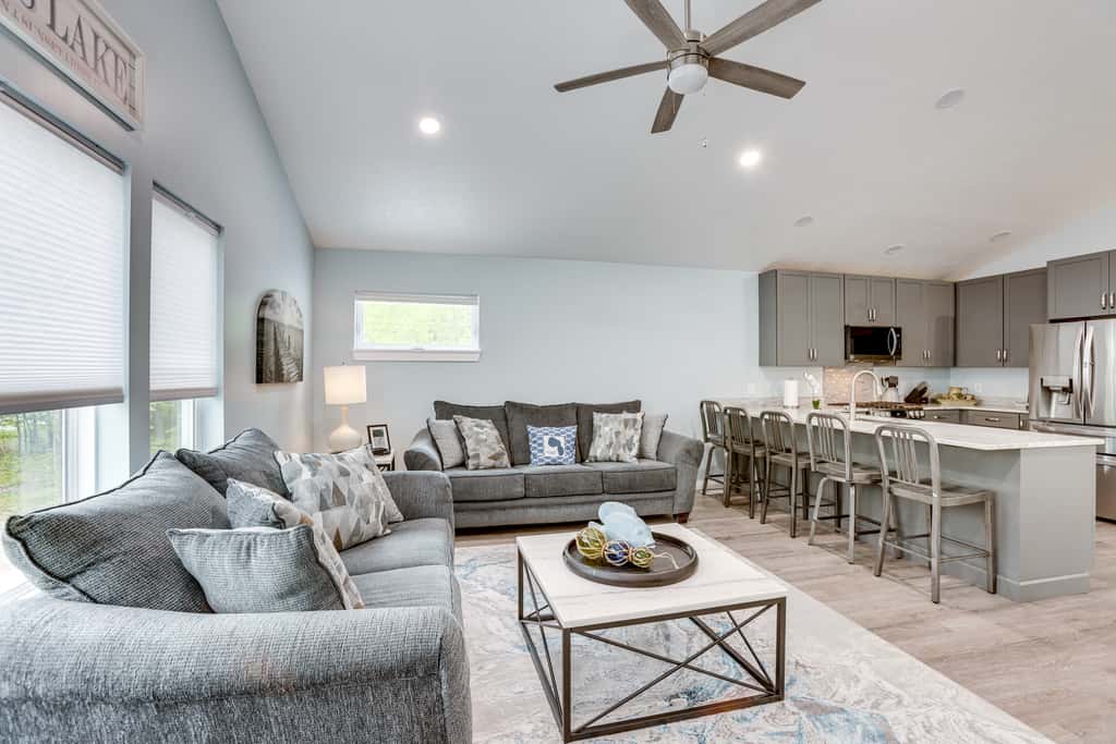Pet-Friendly Higgins Lake Home w/ Fire Pit