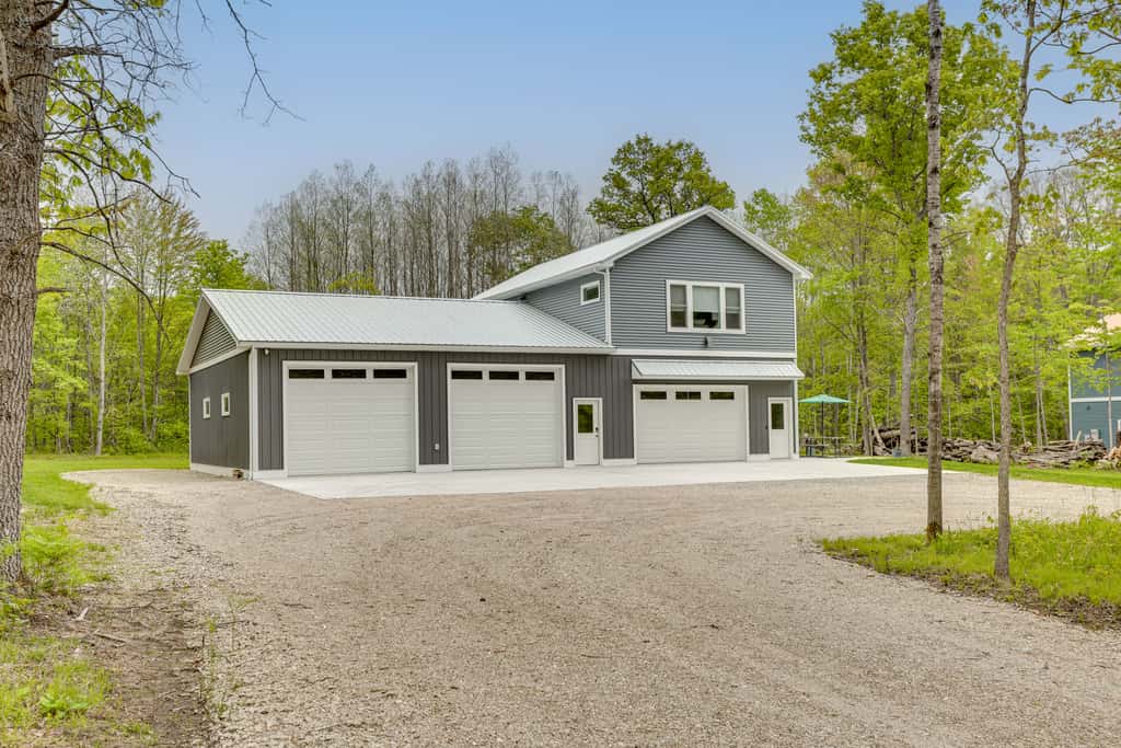 Pet-Friendly Higgins Lake Home w/ Fire Pit