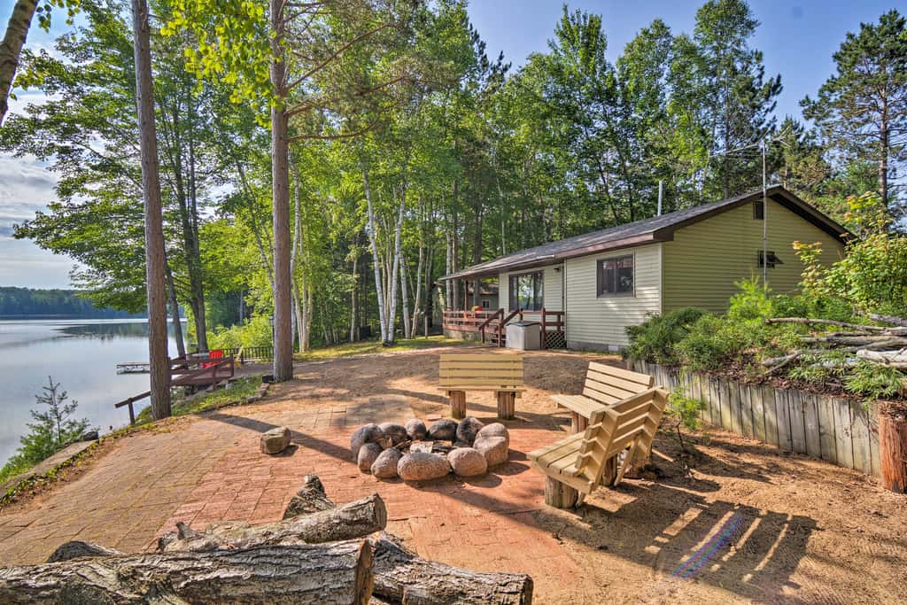 Lakefront Cabin w/ Private Dock & Beach!