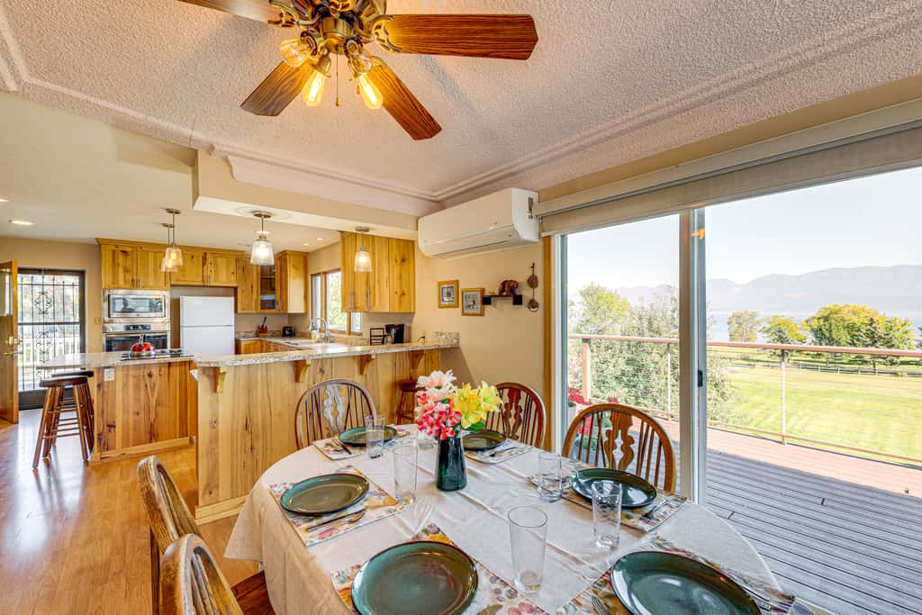 Hot Tub, Views & Private Dock: Polson Haven!
