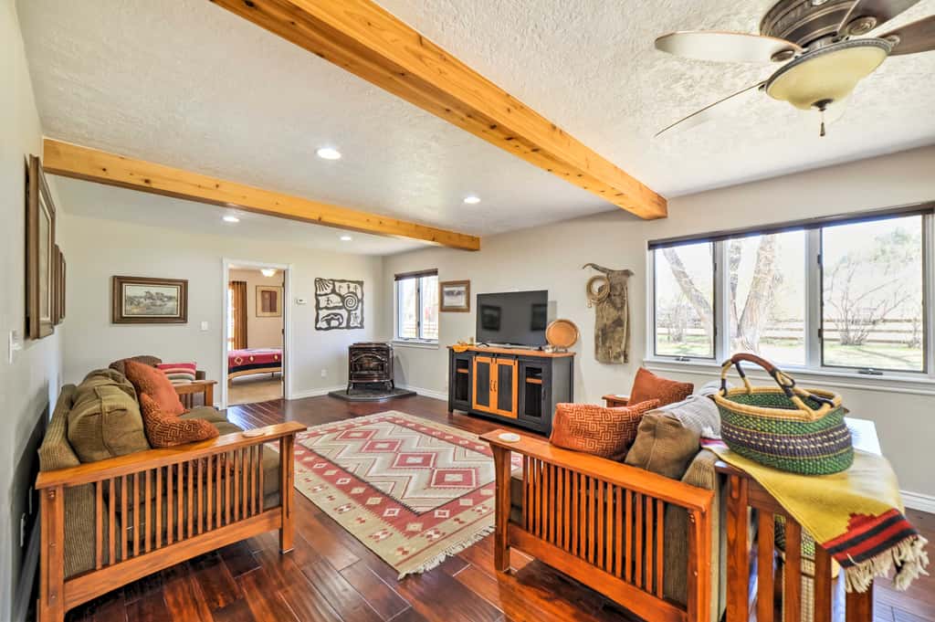 Spacious Mancos Home w/ Furnished Deck & Yard!