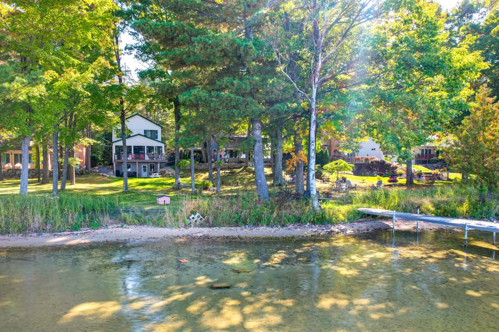 Higgins Lake Vacation Rental w/ Lake Views & Deck!