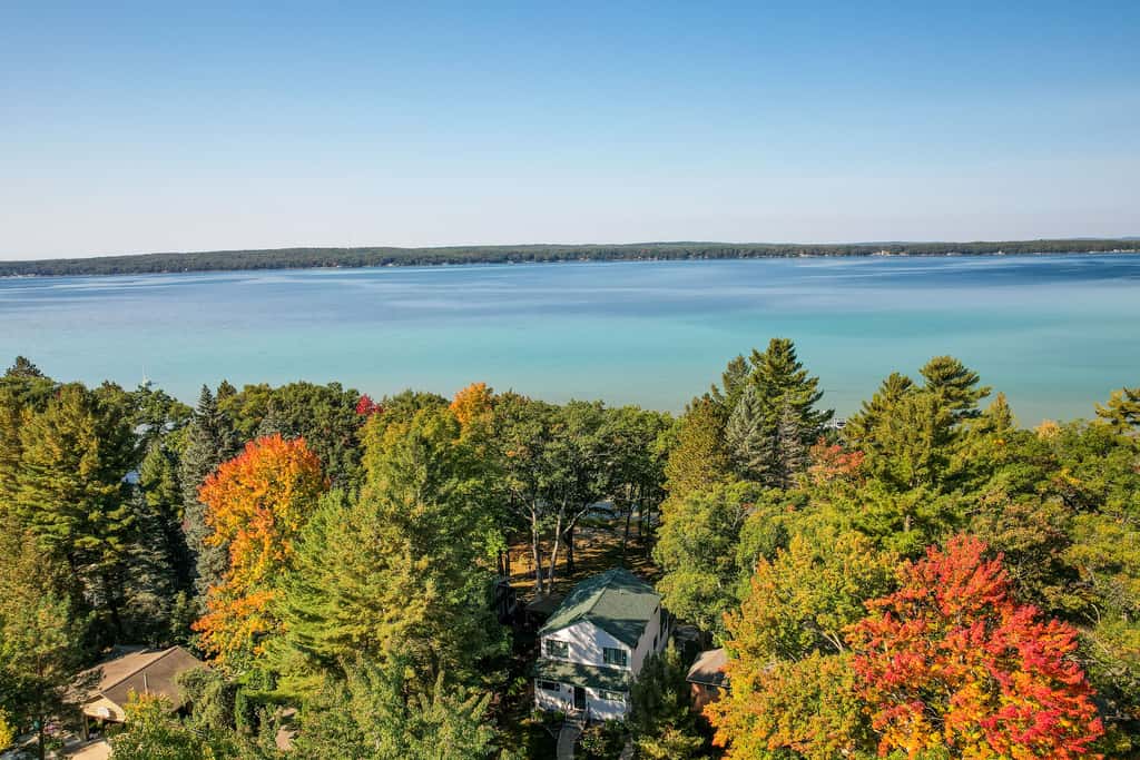 Higgins Lake Vacation Rental w/ Lake Views & Deck!