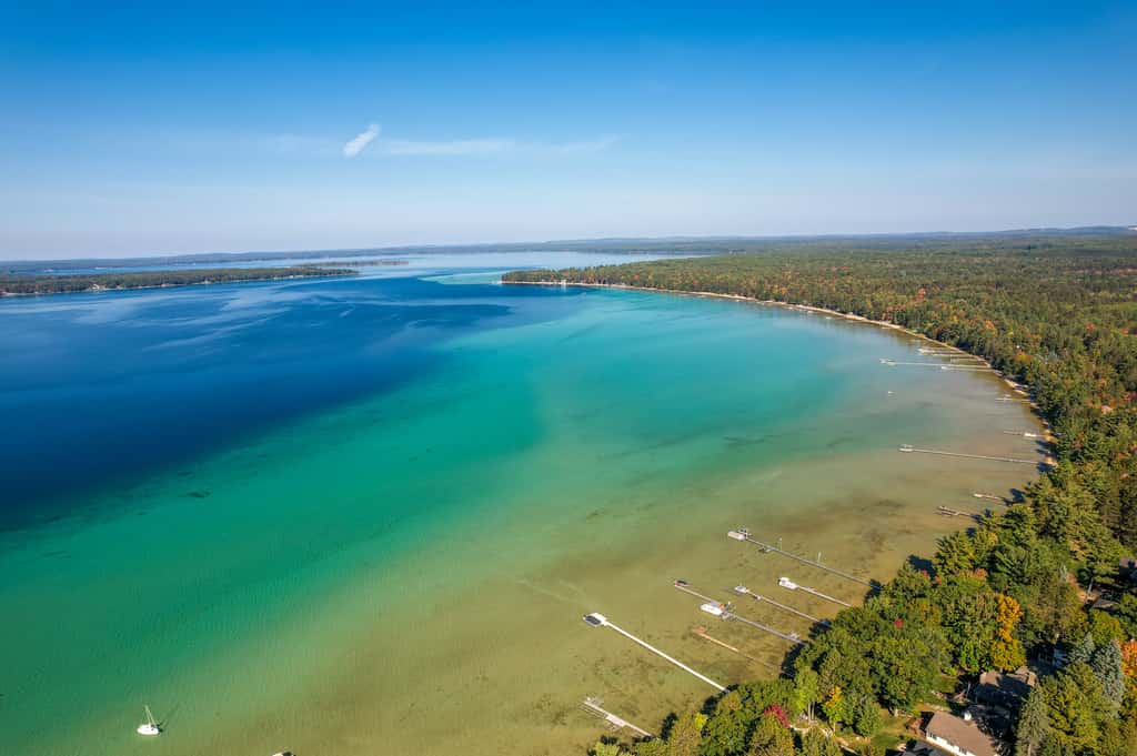 Higgins Lake Vacation Rental w/ Lake Views & Deck!
