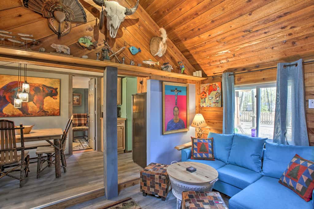 'Work, Play & Get Away Cabin' Near Higgins Lake!