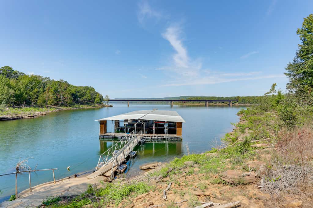Walk to Greers Ferry Lake! Home w/ Dock Access