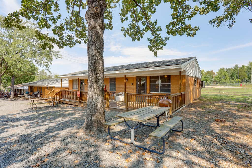 Walk to Greers Ferry Lake! Home w/ Dock Access