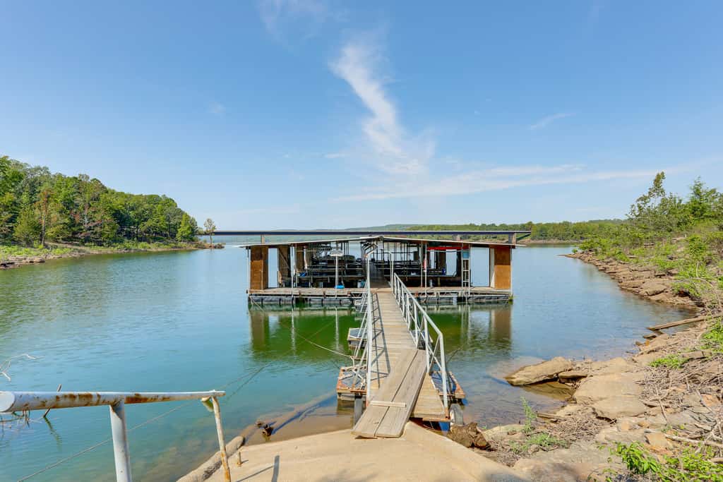 Walk to Greers Ferry Lake! Home w/ Dock Access