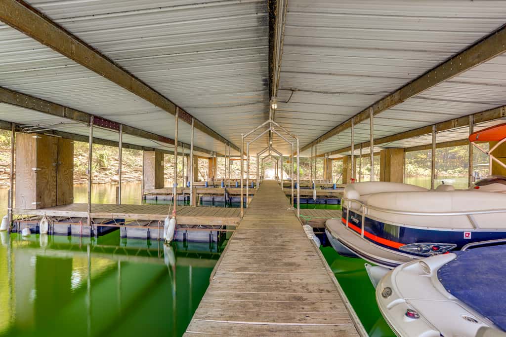 Walk to Greers Ferry Lake! Home w/ Dock Access