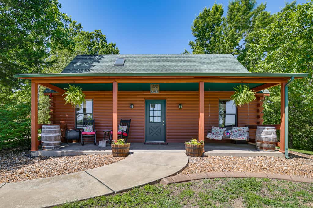 Hillside Cabin on 43 Acres w/ Private Lake & View!