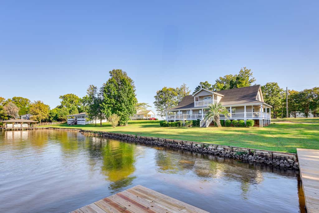 Waterfront Sparta Retreat w/ Dock, Deck & Grill