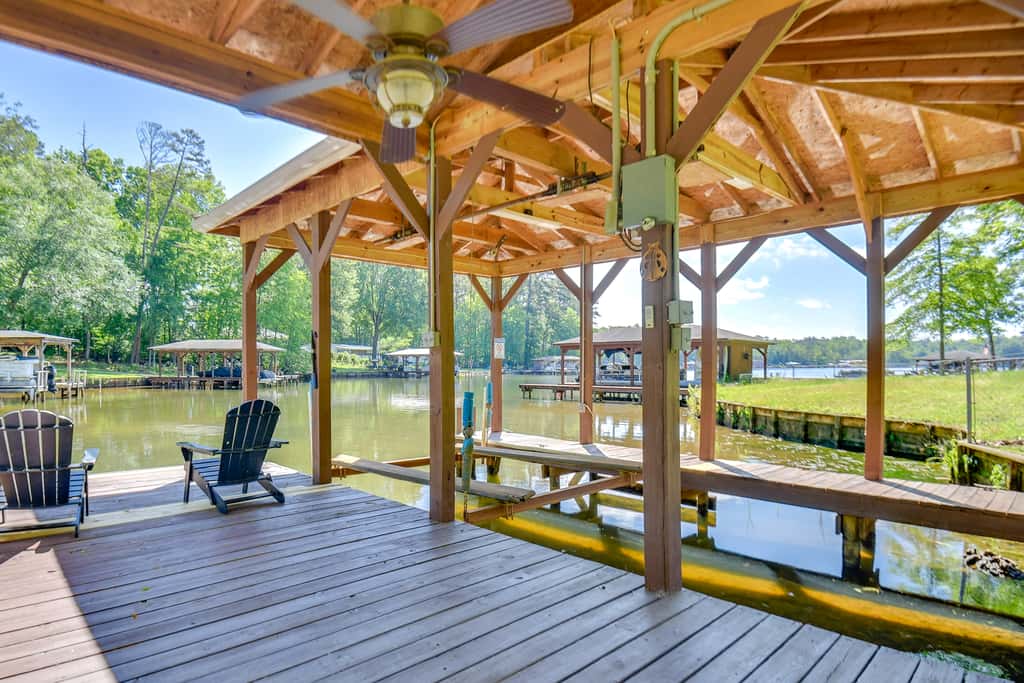 Private Dock: Pet-Friendly Home on Lake Sinclair