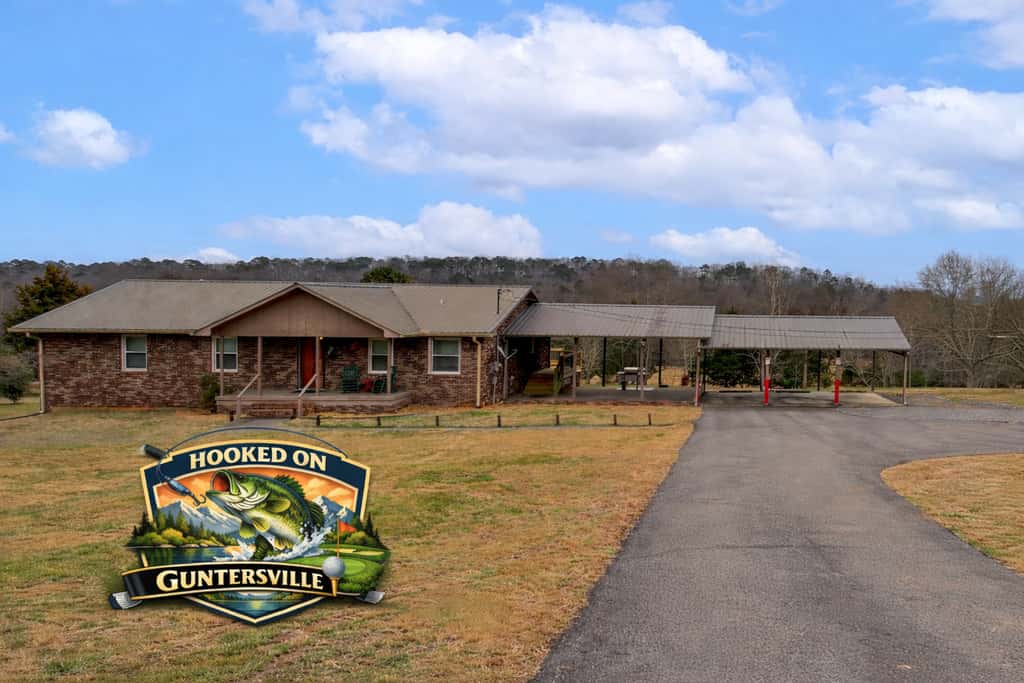 Spacious Fishing Getaway by Lake Guntersville!