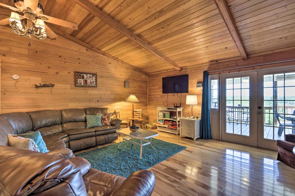 House w/ Dock + Slide Situated on Lake Sinclair!