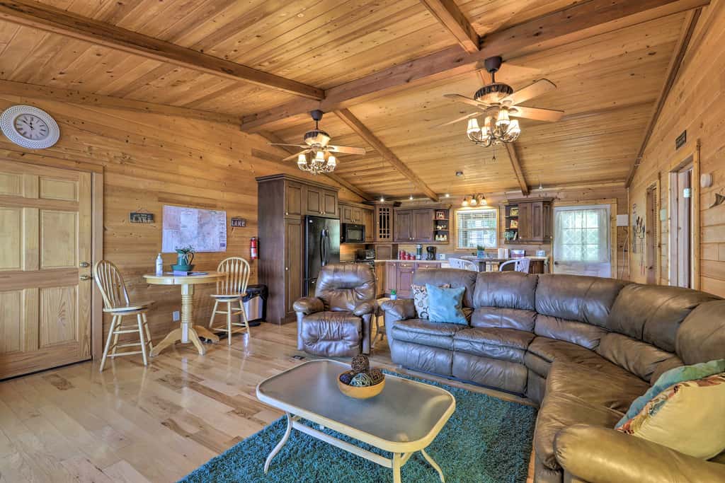 House w/ Dock + Slide Situated on Lake Sinclair!