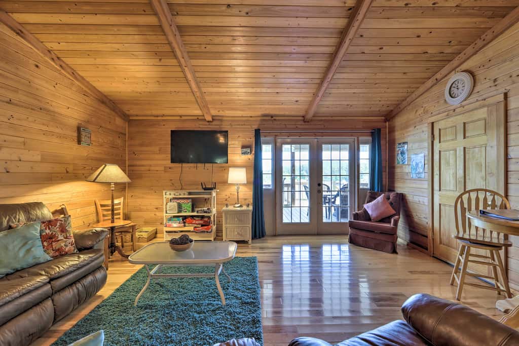 House w/ Dock + Slide Situated on Lake Sinclair!