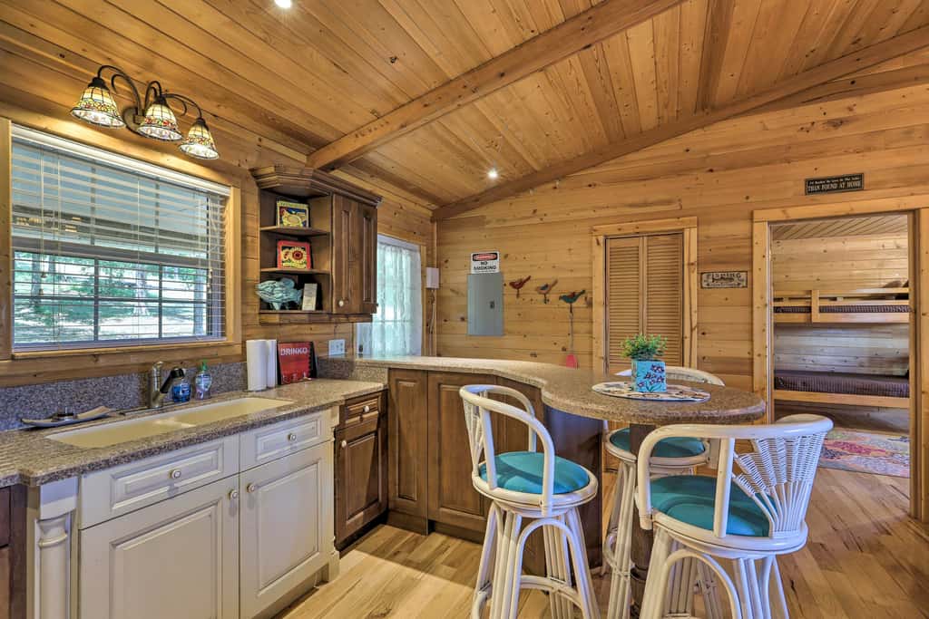 House w/ Dock + Slide Situated on Lake Sinclair!