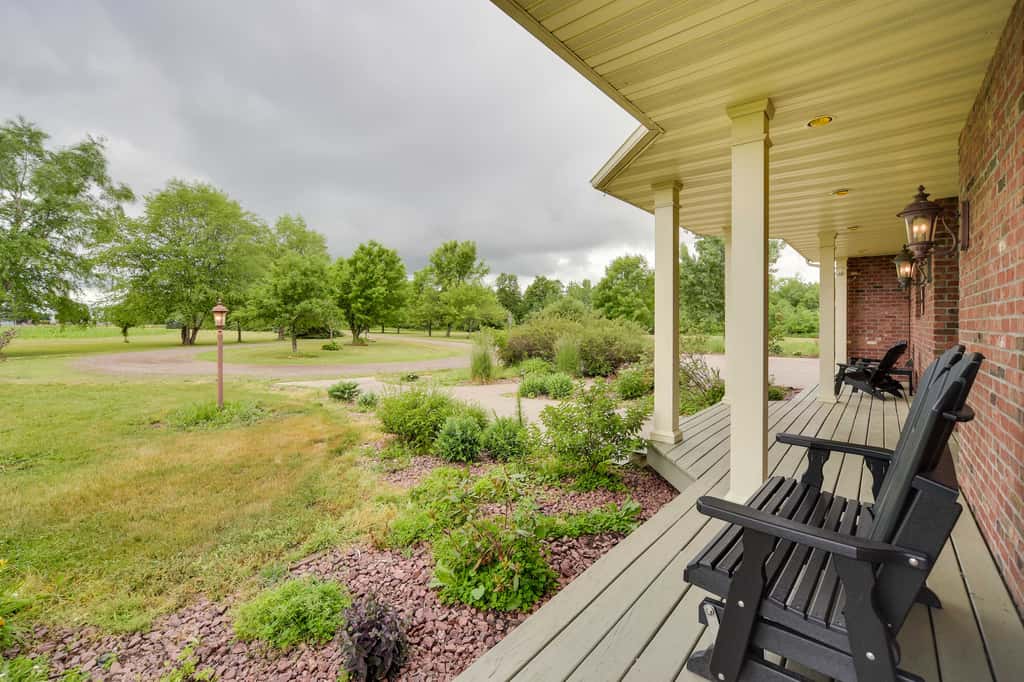 Riverfront Bliss in Rice Lake: Deck, Grill & Hike!