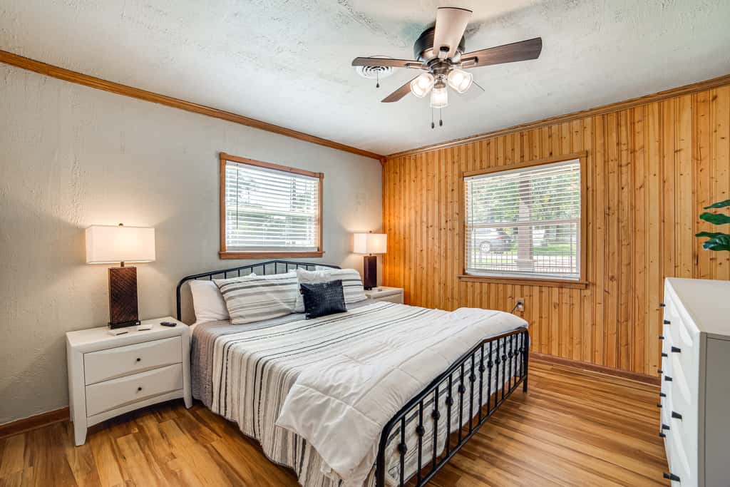 Spacious Deck: Waterfront Home in Gun Barrel City!