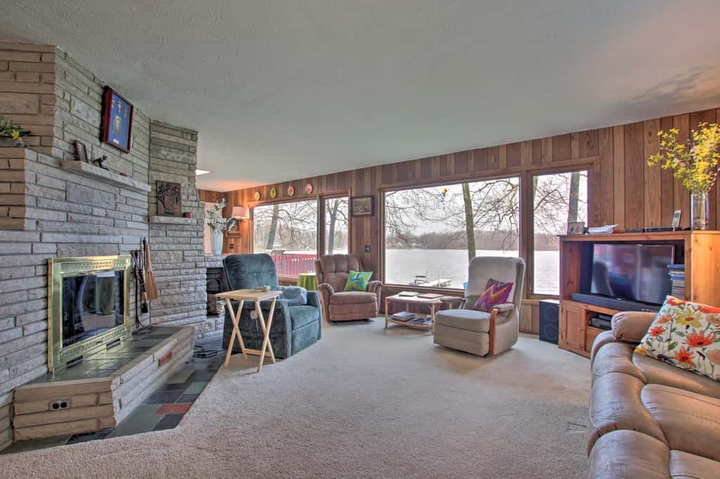 Great Bear Lake Home w/ Private Dock & Fire Pit!