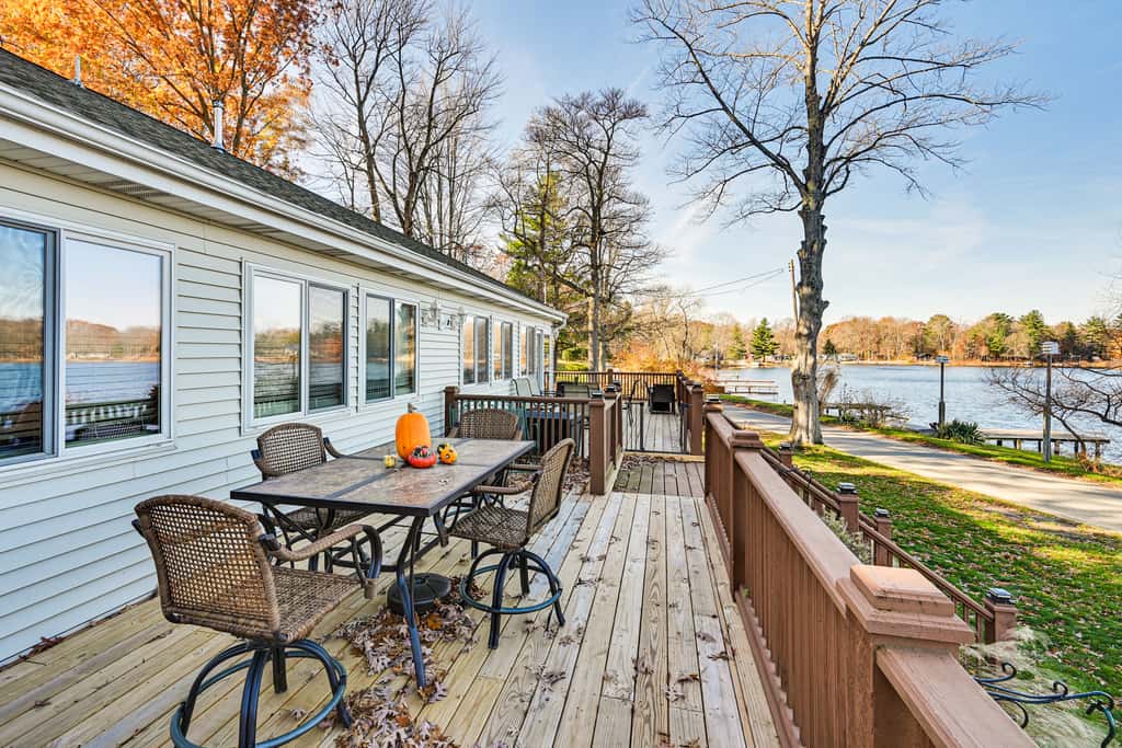 Dock & Gazebo! Lakefront Duplex Near South Haven