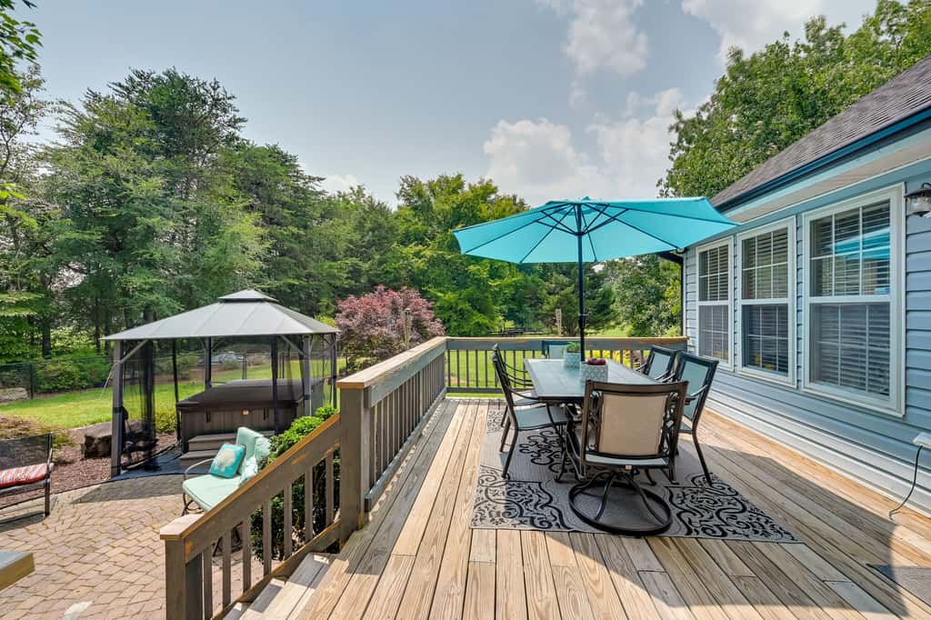 11 Mi to Greensboro: Family Home w/ Hot Tub