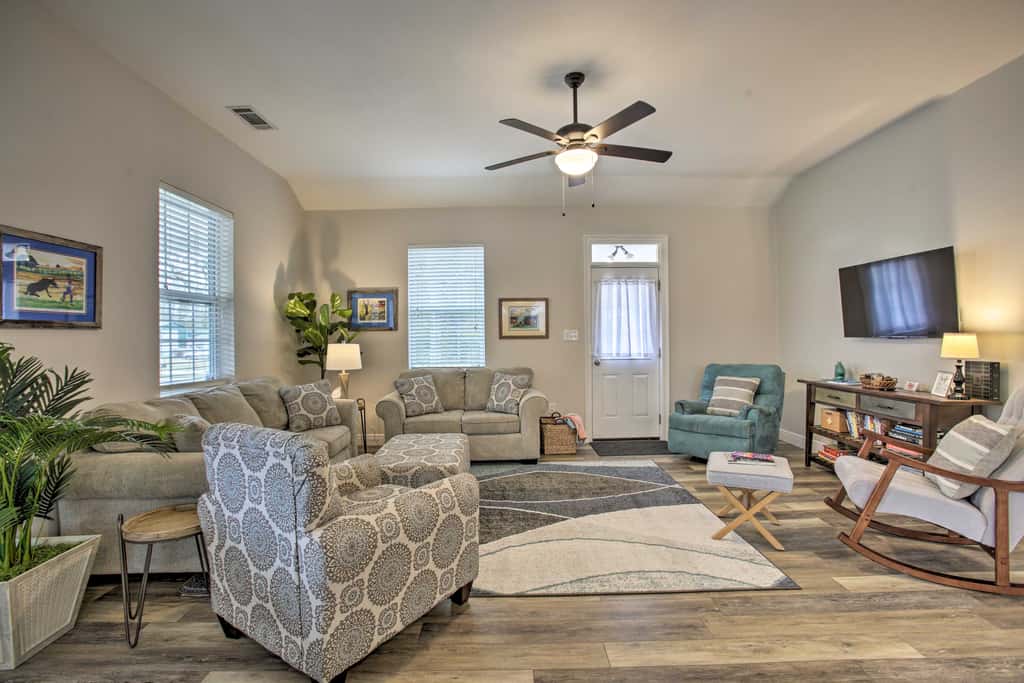 Waveland Home Near Beach: Pets Allowed!