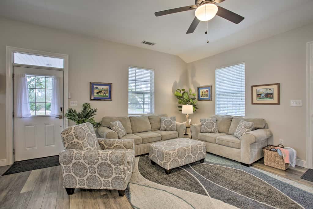 Waveland Home Near Beach: Pets Allowed!