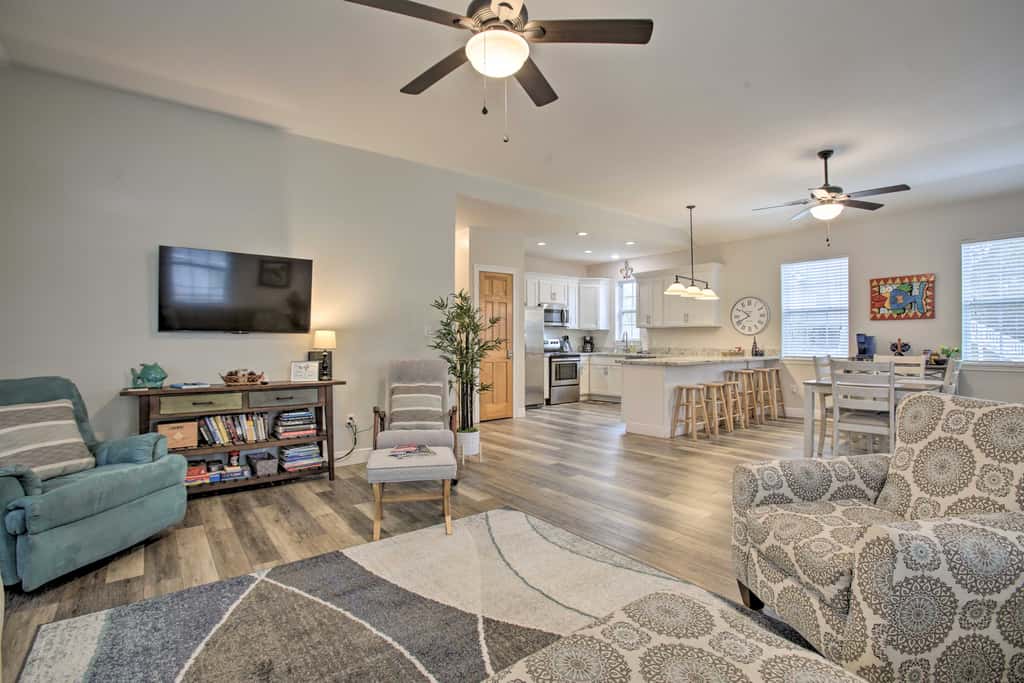 Waveland Home Near Beach: Pets Allowed!