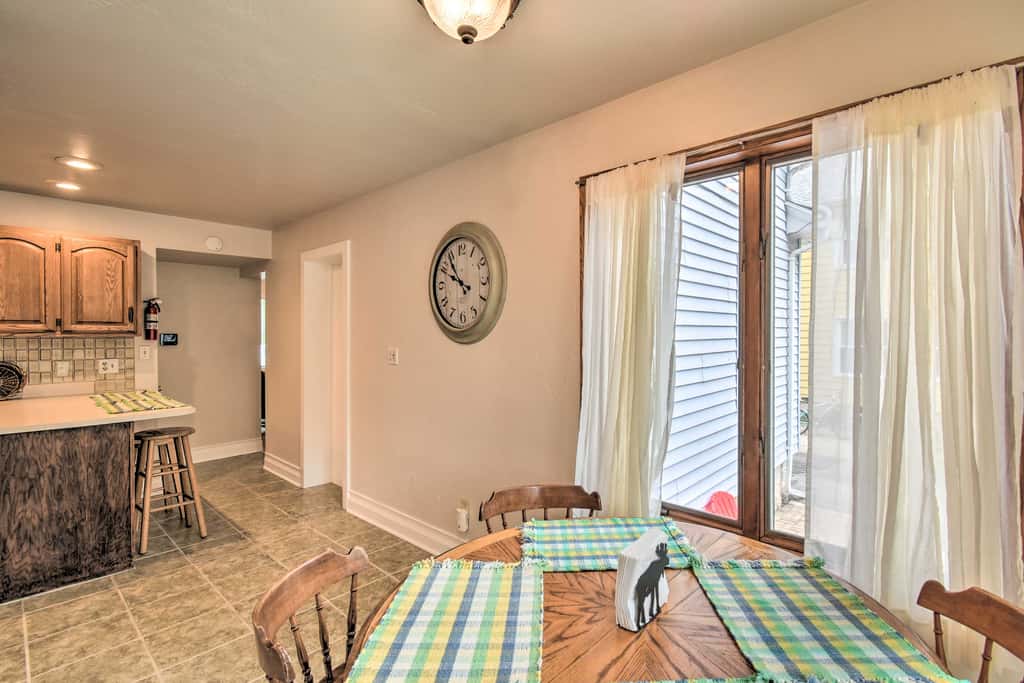 Walkable Lake Elkhart Apt: Dine, Shop, Swim!