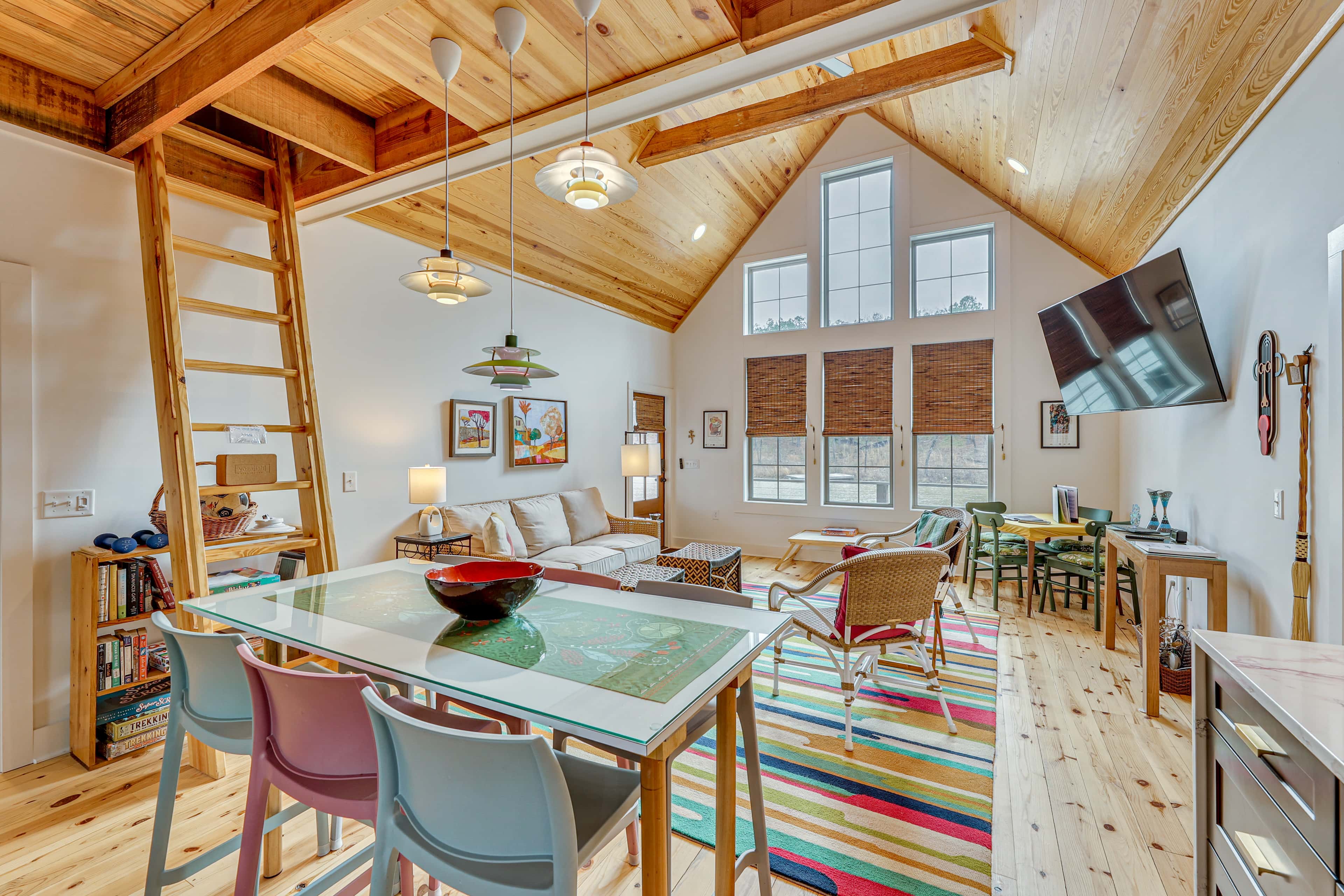 Modern Home Near Lake Martin: Fishing Pond On-Site