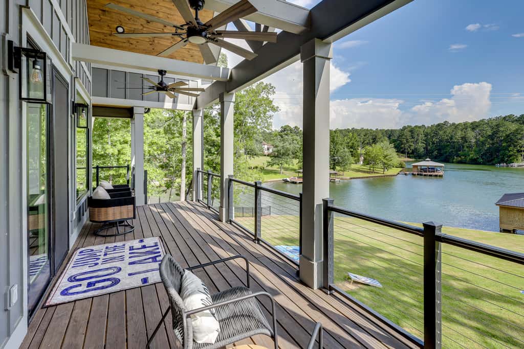 Dock + Views: Spacious Lake Sinclair Retreat