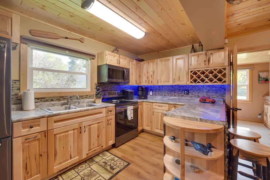 Pet Friendly  w/ Private Dock - Steps to Rice Lake