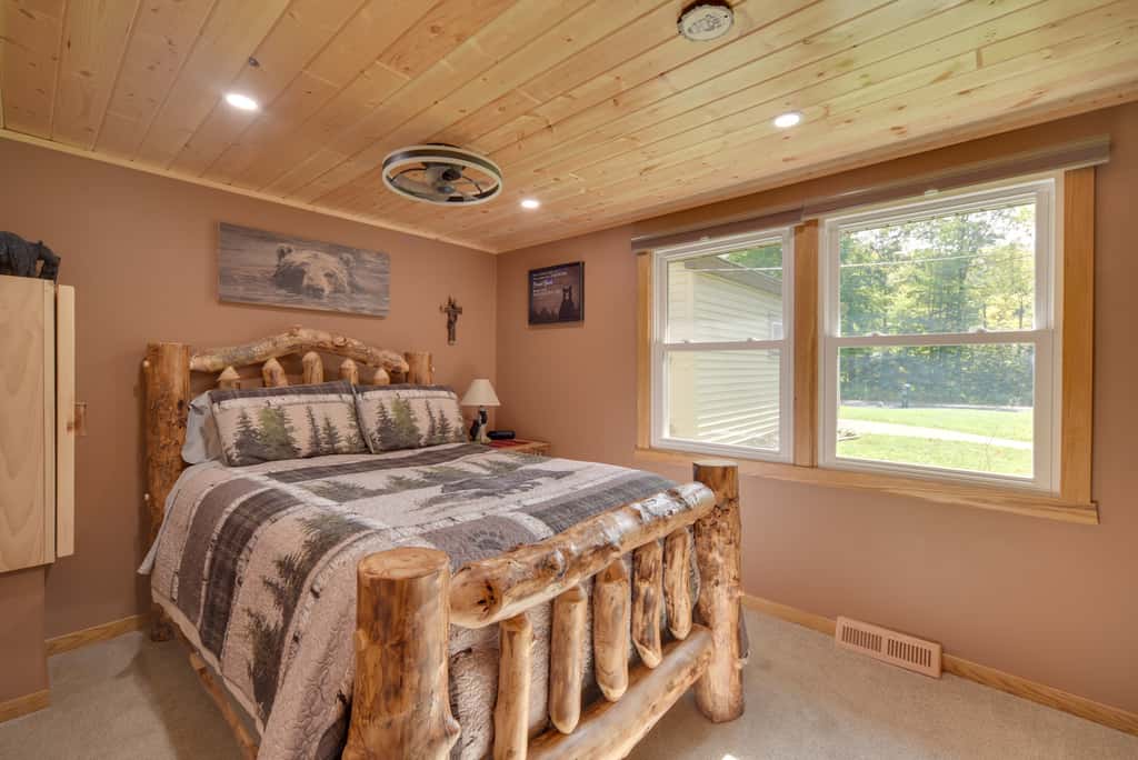 Pet Friendly  w/ Private Dock - Steps to Rice Lake