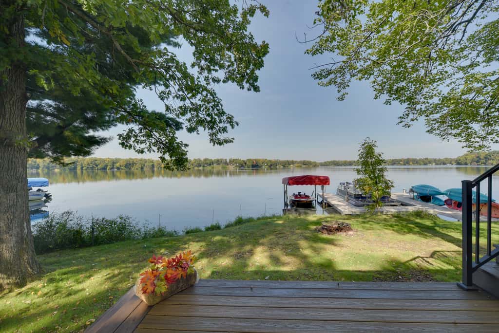 Pet Friendly  w/ Private Dock - Steps to Rice Lake