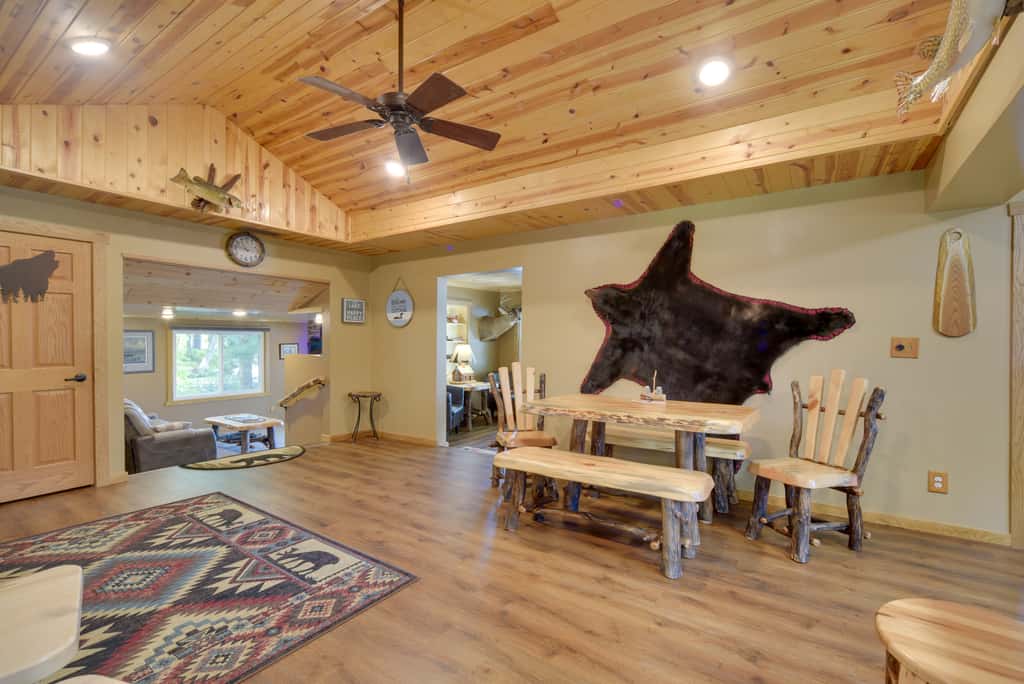 Pet Friendly  w/ Private Dock - Steps to Rice Lake
